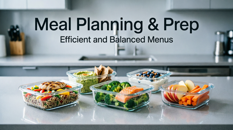 Meal Planning & Prep: Efficient and Balanced Menus