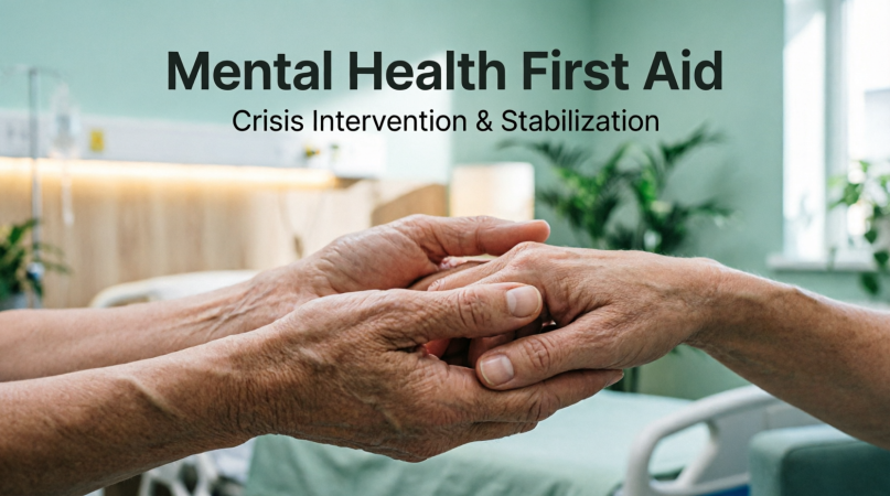 Mental Health First Aid: Crisis Intervention & Stabilization