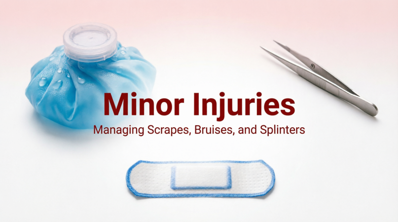 Minor Injuries: Managing Scrapes, Bruises, and Splinters
