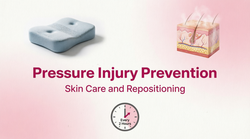 Pressure Injury Prevention: Skin Care and Repositioning