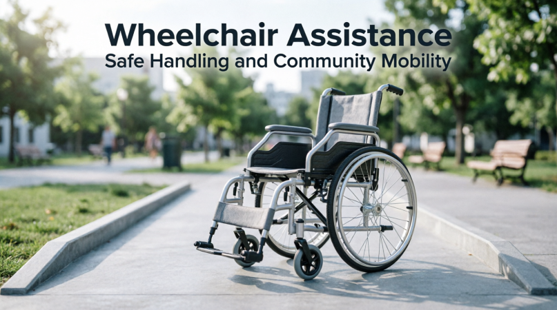 Wheelchair Assistance: Safe Handling and Community Mobility